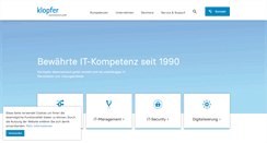 Desktop Screenshot of klopfer.com